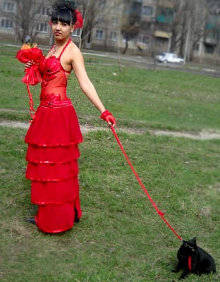 Sensible bride Malika from Krasnoarmeysk (Ukraine), 35 yo, hair color brunette